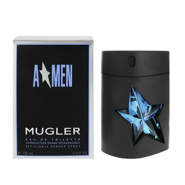 テュエリーミュグレー グルマン 香水 メンズ A☆MEN (ラバーボトル) (レフィラブル) EDT・SP 100ml 送料無料 プレゼント 贈り物 ギフト ANGEL MEN REFILLABLE RUBBERS THIERRY MUGLER