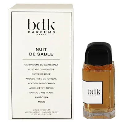 ビーディーケー パルファム 香水 メンズ レディース ニュイ ドゥ サーブル EDP・SP 100ml 送料無料 香水 フレグランス プレゼント 贈り物 ギフト NUIT DE SABLE BDK PARFUMS