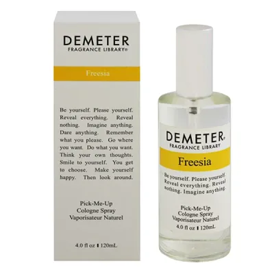 香水 DEMETER フリージア EDC・SP 120ml 【送料無料】【フレグランス ギフト プレゼント 誕生日 レディース・女性用】【クラシックラベル FREESIA COLOGNE SPRAY】