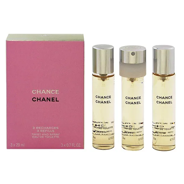 シャネル 香水 レディース チャンス EDT ツイスト (セット) (リフィル) 20ml×3 送料無料 香水 フレグランス
