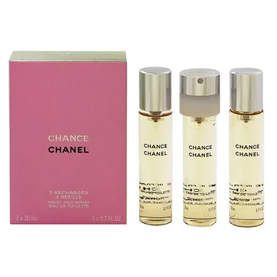 シャネル 香水 レディース チャンス EDT ツイスト (セット) (リフィル) 20ml×3 送料無料 香水 フレグランス