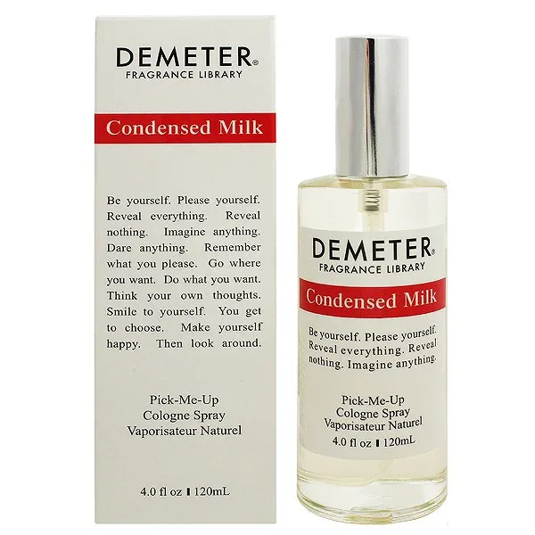 香水 DEMETER コンデンスミルク EDC・SP 120ml 【送料無料】【フレグランス ギフト プレゼント 誕生日 ユニセックス・男女共用】【クラシックラベル CONDENSED MILK COLOGNE SPRAY】