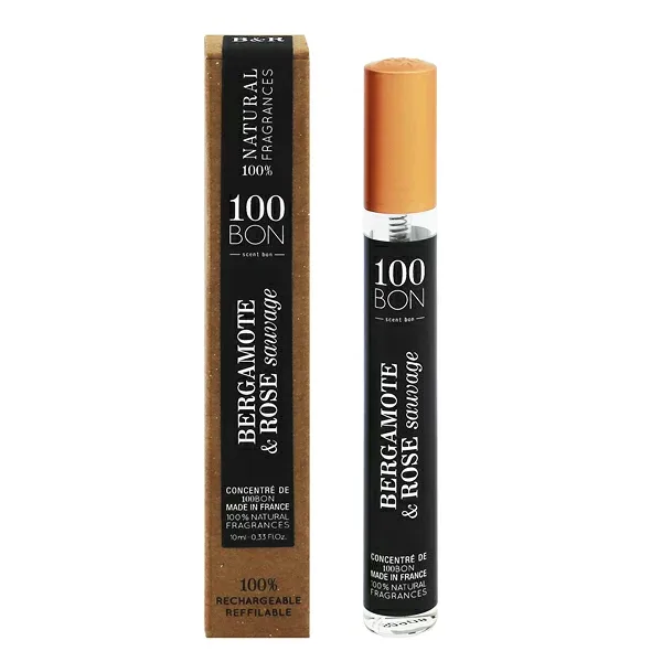 香水 100BON ベルガモット&ローズ コンソントレ ミニ香水 EDP・SP 10ml 【送料込み(沖縄・離島を除く)】【フレグランス ギフト プレゼント 誕生日 ユニセックス・男女共用】【ベルガモット&ローズ BERGAMOTE & ROSE SAUVAGE CONCENTRE EAU DE PARFUM SPRAY】