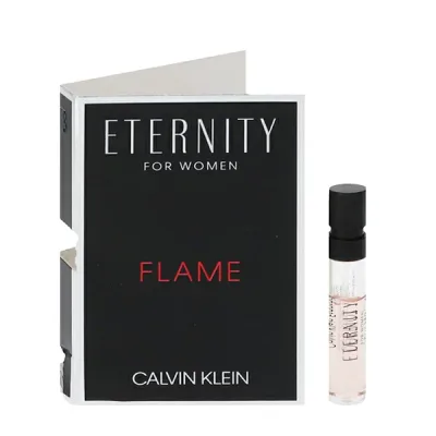 香水 CALVIN KLEIN エタニティ フレイム (チューブサンプル) EDP・SP 1.2ml 【送料無料】【フレグランス ギフト プレゼント 誕生日 レディース・女性用】【エタニティ ETERNITY FLAME EAU DE PARFUM SPRAY】