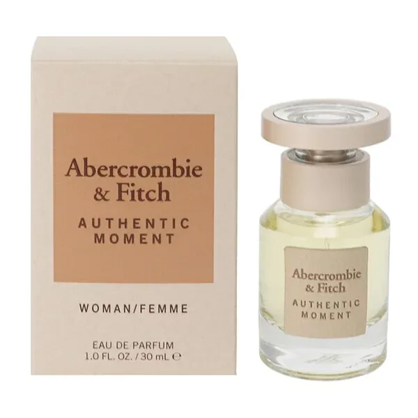 香水 ABERCROMBIE&FITCH オーセンティック モーメント ウーマン EDP・SP 30ml 【送料込み(沖縄・離島を除く)】【フレグランス ギフト プレゼント 誕生日 レディース・女性用】【オーセンティック AUTHENTIC MOMENT WOMAN EAU DE PARFUM SPRAY】