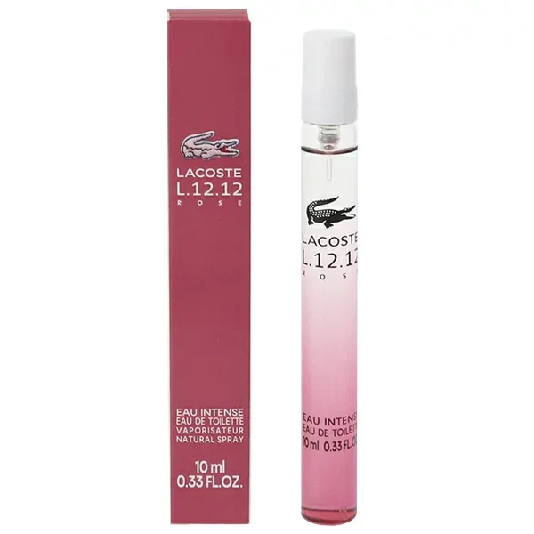 香水 LACOSTE オーデ ラコステ L.12.12 ローズ オーインテンス ミニ香水 EDT・SP 10ml 【フレグランス ギフト プレゼント 誕生日 レディース・女性用】【オーデ ラコステ EAU DE LACOSTE L.12.12 ROSE EAU INTENSE EAU DE TOILETTE SPRAY】