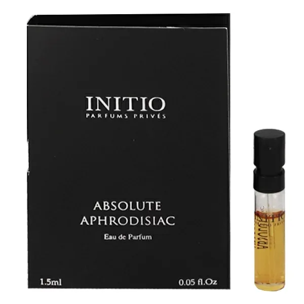 香水 INITIO PARFUMS PRIVES アブソリュート アフロディジアック (チューブサンプル) EDP・SP 1.5ml 【送料無料】【フレグランス ギフト プレゼント 誕生日 ユニセックス・男女共用】【ABSOLUTE APHRODISIAC EAU DE PARFUM SPRAY】