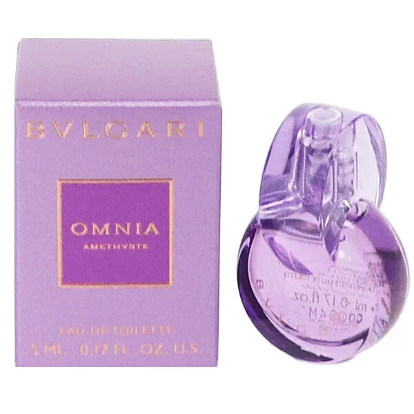 香水 BVLGARI オムニア アメジスト ミニ香水 EDT・BT 5ml 【フレグランス ギフト プレゼント 誕生日 レディース・女性用】【オムニア アメジスト OMNIA AMETHYSTE EAU DE TOILETTE】