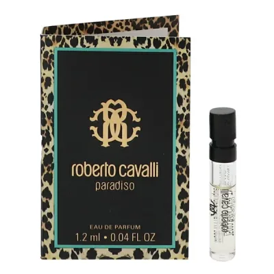 香水 ROBERTO CAVALLI パラディーゾ (チューブサンプル) EDP・SP 1.2ml 【送料無料】【フレグランス ギフト プレゼント 誕生日 レディース・女性用】【PARADISO EAU DE PARFUM SPRAY】