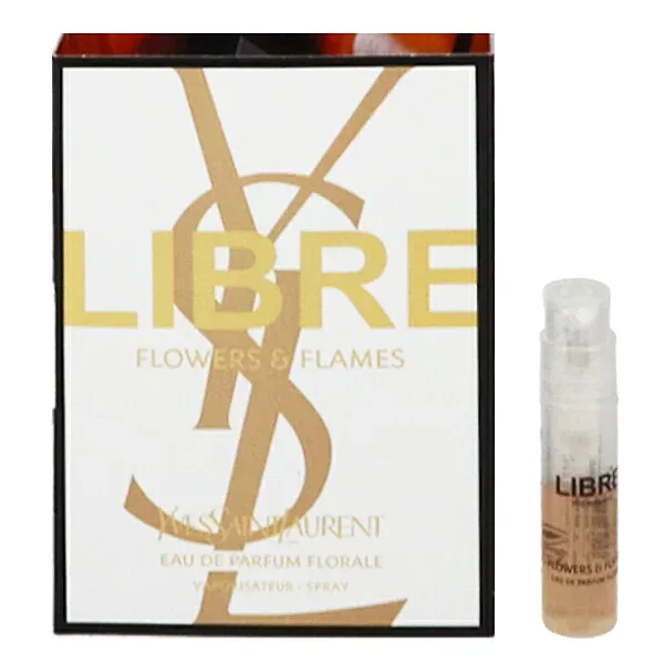 香水 YVES SAINT LAURENT リブレ オーデパルファム フローラル (チューブサンプル) EDP・SP 1.2ml 【送料無料】【フレグランス ギフト プレゼント 誕生日 レディース・女性用】【LIBRE FLOWERS & FLAMES EAU DE PARFUM SPRAY】