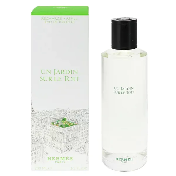 香水 HERMES 屋根の上の庭 (レフィル) EDT・BT 200ml 【送料無料】【フレグランス ギフト プレゼント 誕生日 ユニセックス・男女共用】【屋根の上の庭 UN JARDIN SUR LE TOIT EAU DE TOILETTE REFILL】