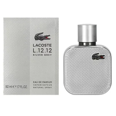香水 メンズ オーデ ラコステ L.12.12 シルバーグレー EDP・SP 50ml 送料無料 香水 フレグランス