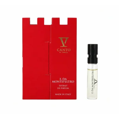 香水 V CANTO フェデリーコ ダ モンテフェルトロ エクストレドパルファム (チューブサンプル) P・SP 1.5ml 【送料無料】【フレグランス ギフト プレゼント 誕生日 ユニセックス・男女共用】【F. DA MONTEFELTRO EXTRAIT DE PARFUM SPRAY】