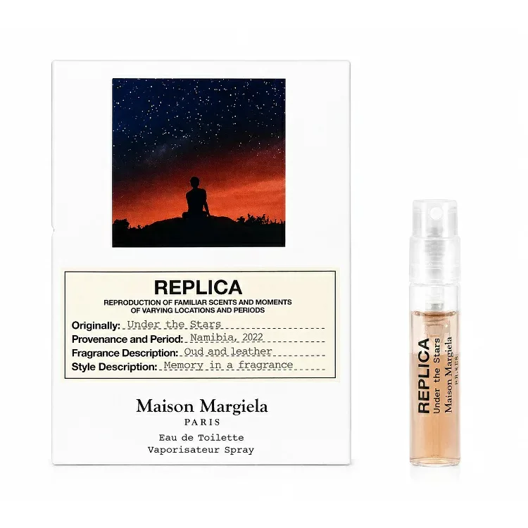香水 MAISON MARGIELA レプリカ アンダー ザ スターズ (チューブサンプル) EDT・SP 1.2ml 【送料無料】【フレグランス ギフト プレゼント 誕生日 ユニセックス・男女共用】【レプリカ REPLICA UNDER THE STARS EAU DE TOILETTE SPRAY】