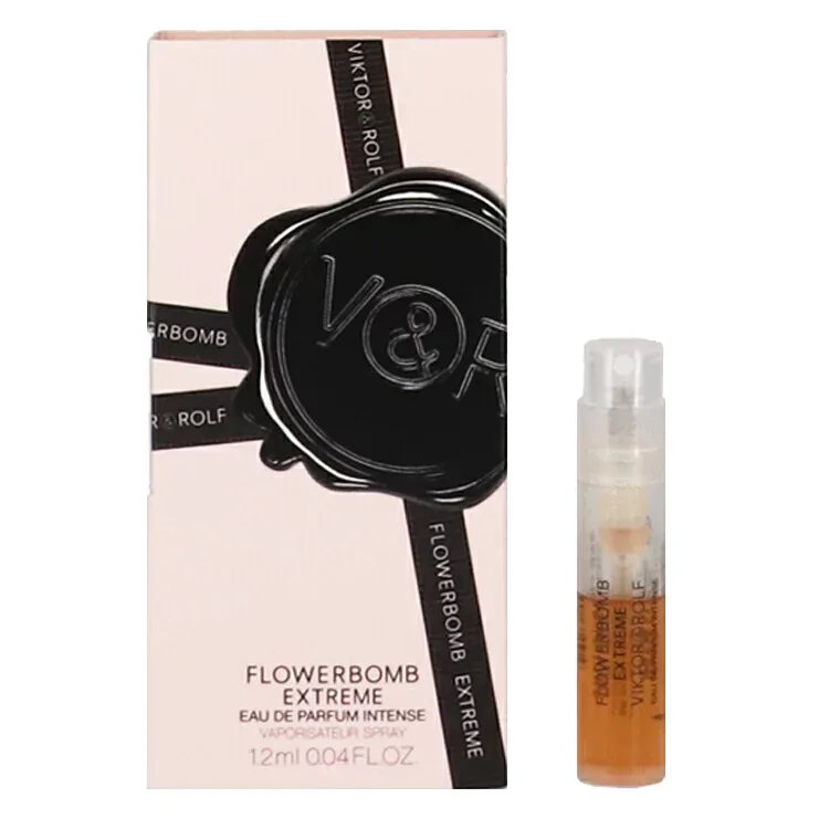 香水 VIKTOR&ROLF フラワーボム エクストリーム (チューブサンプル) EDT・SP 1.2ml 【送料無料】【フレグランス ギフト プレゼント 誕生日 レディース・女性用】【FLOWERBOMB EXTREME EAU DE PARFUM SPRAY】