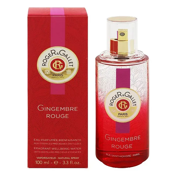 香水 ROGER&GALLET ジンジャー ルージュ パフューム ウォーター・SP 100ml 【送料無料】【フレグランス ギフト プレゼント 誕生日 レディース・女性用】【ジンジャ ルージュ GINGEMBRE ROUGE EAU FRAICHE PARFUMEE SPRAY】
