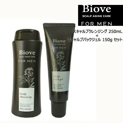 デミ ビオーブ フォーメン スキャルプクレンジング 250mL + デミ ビオーブ フォーメン スキャルプパックジェル 150g セット