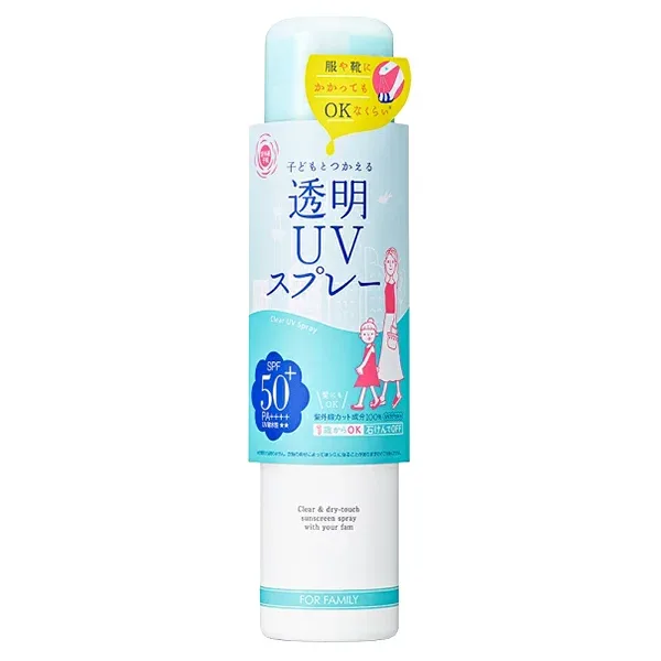 国内正規品 石澤研究所 透明UVスプレーF SPF50+ PA++++ 150g