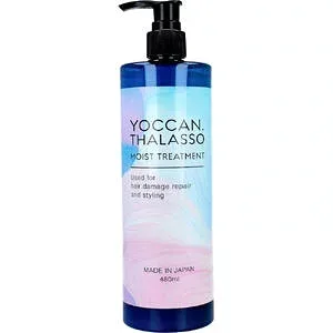 YOCCAN タラソモイストトリートメント 480mL 【夜間補修 ダメージヘア パラベンフリー アミノ酸 セラミド 泥トリートメント ヘアケア】