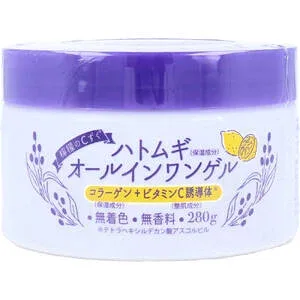 檸檬のCずく ハトムギオールインワンゲル 280g 【エム&ワイ ジェル 化粧水 乳液 美容液 クリーム 化粧下地 保湿 スキンケア ハト麦エキス コラーゲン レモンエキス れもん しずく 雫】