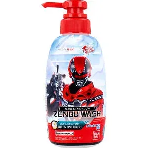 ZENBU WASH 超宇宙刑事ギャバン インフィニティ スペシャルシャボンのかおり 300mL 【バンダイ ゼンブウォッシュ 全身シャンプー 洗髪 ヘアケア ボディケア 時短 お風呂 おふろ ポンプタイプ】