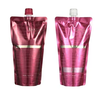 【F・400詰替セット】ミルボン プラーミア エンリッチド シャンプー400ml+トリートメントF 400g 各詰替 【送料無料】