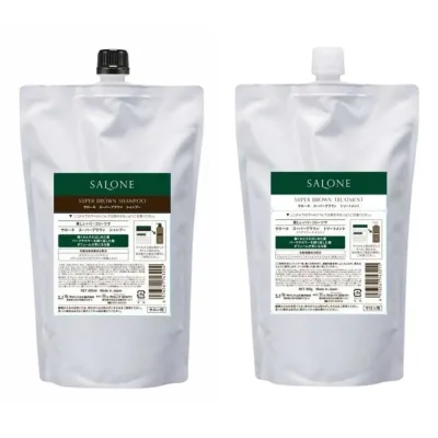 ★★★リニューアル★★★【セット】パシフィックプロダクツ サローネ スーパーブラウン シャンプー 800ml &トリートメント 800g 詰替用【全商品最安値に挑戦】