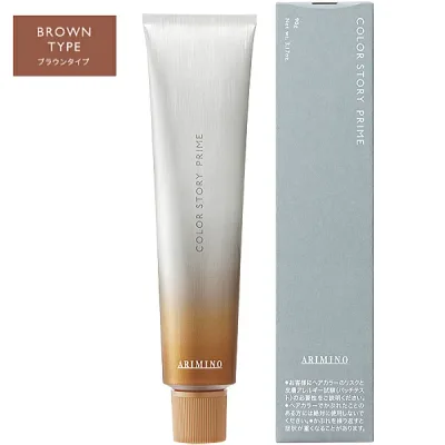 アリミノ カラーストーリー プライム 6 AB 90g ブラウンタイプ (arimino ヘアカラー剤 1剤 カラー剤 業務用 染毛剤 第一剤 染毛補助剤 アルカリカラー ヘアカラー サロン 美容室 美容院 サロン専売品)