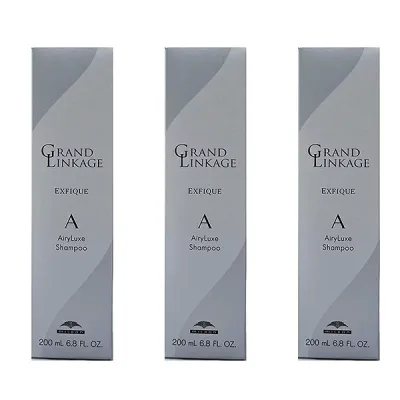 【3個セット】 ミルボン グランドリンケージ エクスフィーク エアリーリュクス シャンプー 200ml(milbon GRANDLINKAGE ヘアケア ホームケア ご自宅用集中ケア エイジング 白髪 カラーダメージ カラーケア 美容院 美容室 サロン専売品)