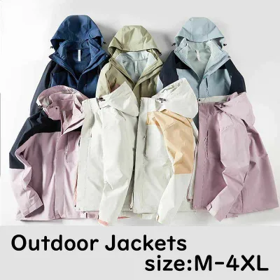 アウトドアジャケット メンズ レディース 登山ウェア 登山 釣り 服 防風 防寒 撥水加工 コート パーカー ジャケット 保温インナー あったか アウトドア キャンプ トレッキング 突撃服 野外服 スポーツウェア 無地 配色 おしゃれ 色