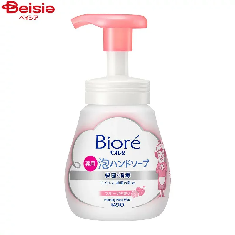 花王 ビオレu泡ハンドソープ フルーツ ポンプ240ml | ハンドソープ 泡タイプ 本体 手洗い 衛生 除菌