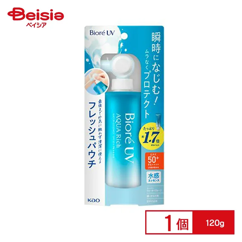 花王 ビオレ UV アクアリッチ ウォータリーエッセンス フレッシュパウチ 120g
