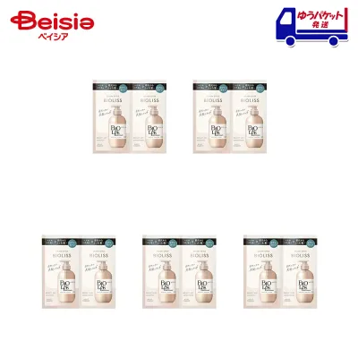 コーセー SS BIOLISS ビオリス ピュアレタッチ ぺたふぅわ トライアルセット 10ml+10ml 5個 | シャンプー コンディショナー トライアル お試し ふんわり ボリューム ダメージケア ヘアケア 旅行 トラベル