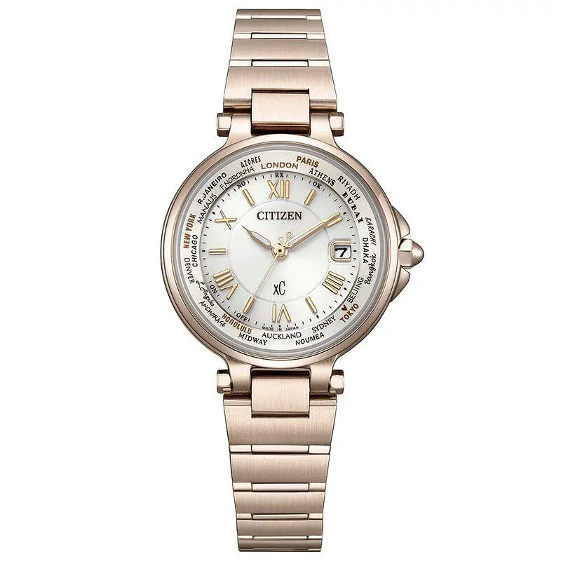 CITIZEN XC クロスシー シチズン クリスマスプレゼント ホワイトデー 彼女 ビジネス時計 合格 進学 卒業 記念日 誕生日 就職祝い バンド調整無料 アナログ エコ・ドライブ 電波t時計 EC1017-58A