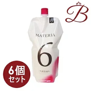 【×6個】ルベル マテリア 2剤 オキシW 6% 1000mL