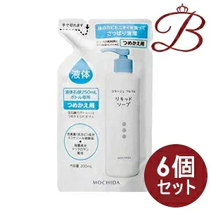 【×6個】コラージュ フルフル液体石鹸 200mL 詰替え用
