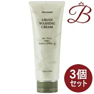 【×3個】日本オリーブ オリーブマノン うるおいウォッシングクリーム 150g