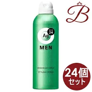 【×24個】エージーデオ 24 メン メンズデオドラントスプレー N スタイリッシュシトラス LL 180g