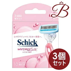 【×3個】シック ハイドロシルク 替刃 3個入