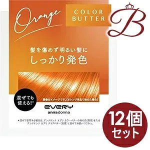 【×12個】アンナドンナ エブリ カラーバター オレンジ 230g