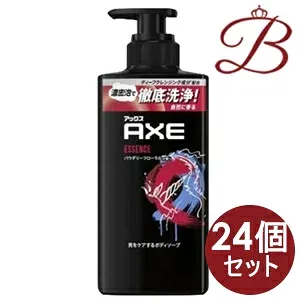 【×24個】アックス AXE フレグランス ボディソープ エッセンス ポンプ 本体 370g