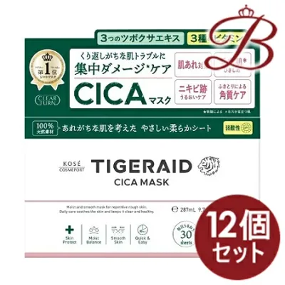 【×12個セット】クリアターン タイガレイド CICAリペア マスク 30枚入