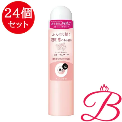 【24個】ファイントゥデイ エージーデオ24 デオドラントスプレー(フローラルブーケ)S 40g