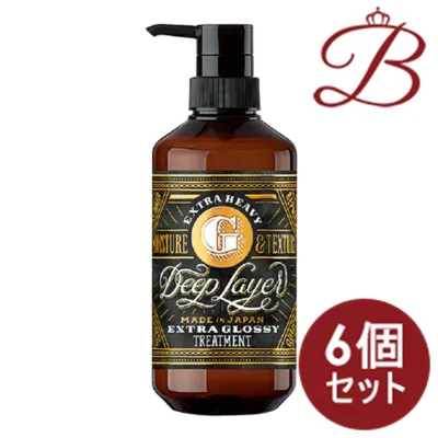 【6個セット】b-ex(ビーエックス) モルトベーネ ディープレイヤー トリートメント ExG エクストラグロッシー 470g