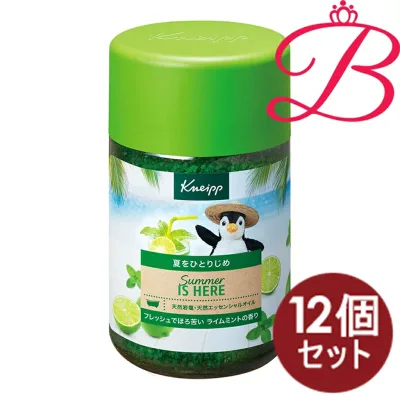 【12個セット】クナイプ バスソルト ライムミントの香り 850g
