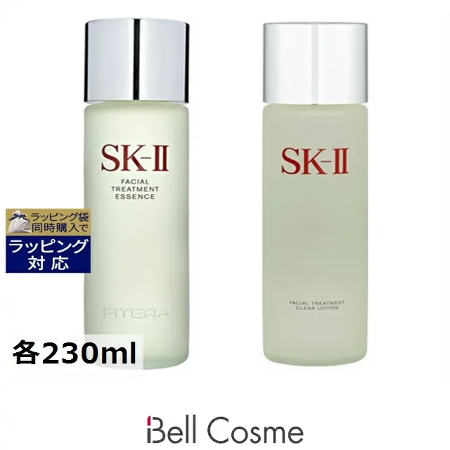エスケーツー(SK-II/SK2) フェイシャル トリートメント エッセンス セット(FTエッセンス+クリアローション) 各230ml | 化粧水 うるおい 毛穴 エイジングサイン オールスキン