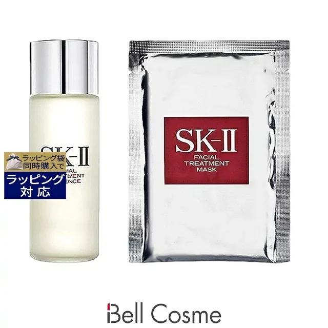 エスケーツー(SK-II/SK2) フェイシャル トリートメント エッセンス 30ml とフェイシャル トリートメント マスク 1枚 のセット | スキンケアコフレ