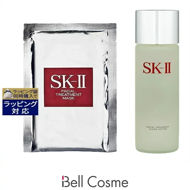 エスケーツー(SK-II/SK2) ピテラベーシックケア 2点セット/FTマスク 1枚 + FTクリア ローション 230ml | スキンケアコフレ