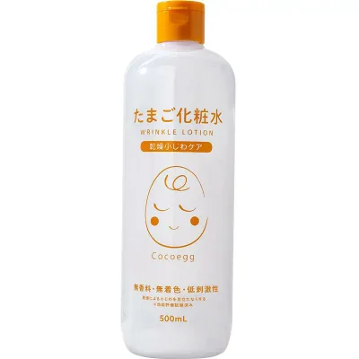 【 ベルメゾン 】 ココエッグ Cocoegg たまご化粧水500mL ◇ 化粧水 トナー スキンケア 保湿 無着色 無香料 コスメ 化粧品 ◇