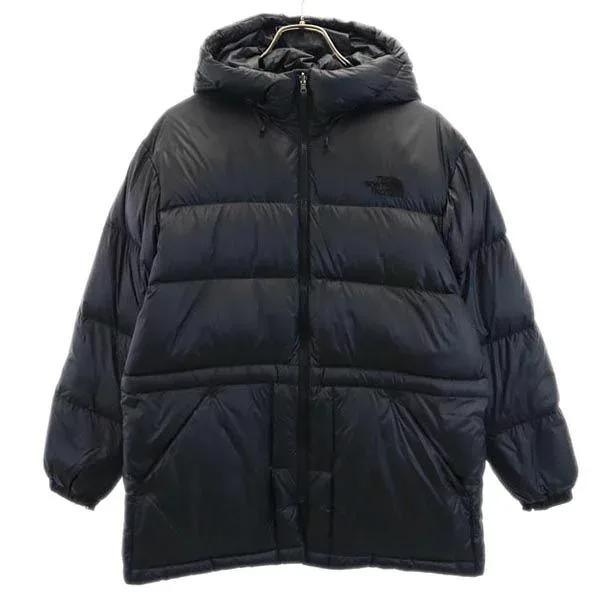 古着 THE NORTH FACE ノースフェイス NPW62131 アウトドア ダウンジャケット M ブラック系 ロゴ レディース 【中古】